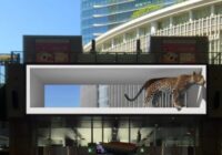JR大阪駅コンコースに〝飛び出すヒョウ〟が登場 3D映像放映始まる!
