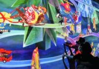 デジタルアートでメリークリスマスフェニーチェ堺で「チームラボ」の作品展